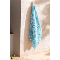Herbert %100 Pamuk Plaj Havlusu - Mint Yeşili - 70x150 cm