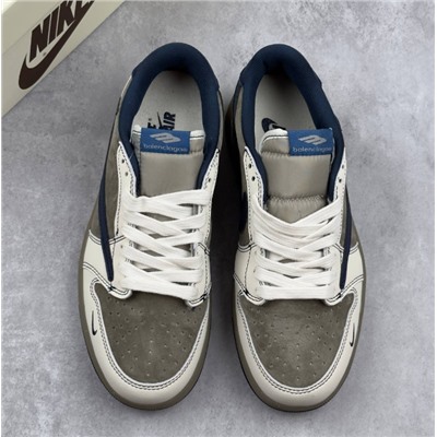 Travis Scott x Fragment Design x Air Jordan 1 Low OG SP AJ1 乔1 Balenciag*a