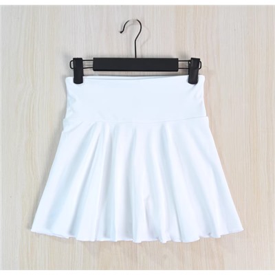 Женская белая короткая юбка