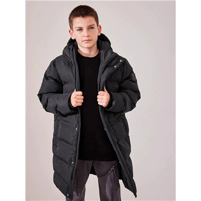 Детская теплая удлиненная куртка для мальчика  НЭКС*Т  Материал: с ветро и водозащитой