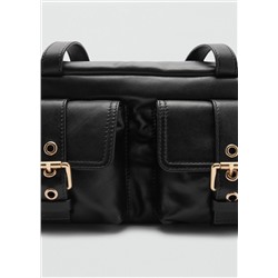 Bolso piel bolsillos