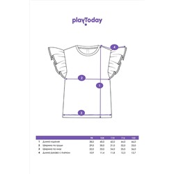Футболка PLAYTODAY, 1089386