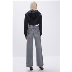 Sudadera corta Negro