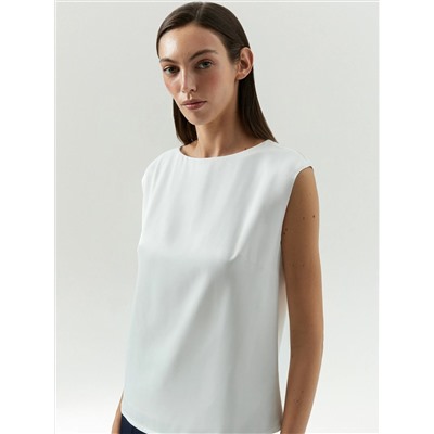 Блузка без рукавов из 100% вискозы, B3158/atlas