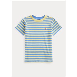 Boys 2-7 Striped Cotton-Blend Jersey Tee