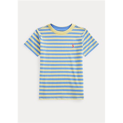 Boys 2-7 Striped Cotton-Blend Jersey Tee