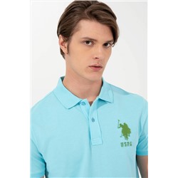 Erkek Turkuaz Polo Yaka Tişört