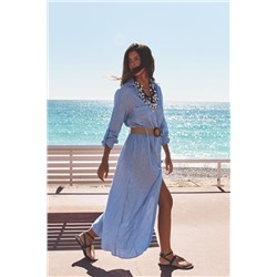 MIDI DRESS WITH BELT