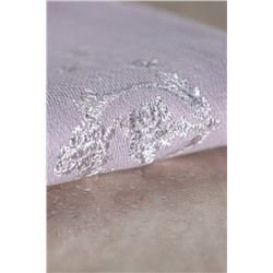 Gauthıer Nakışlı %100 Pamuk 2'li El Havlusu - Mürdüm - 30x45 cm