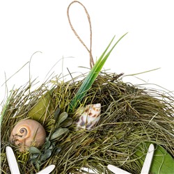 Kleiner Deko-Kranz im maritimen Dessin