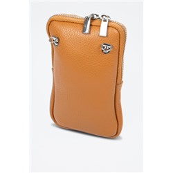 Bandolera de piel Albaredo - Marrón