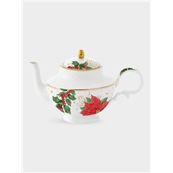 Чайник, 800 мл, Пуансеттия и ягоды