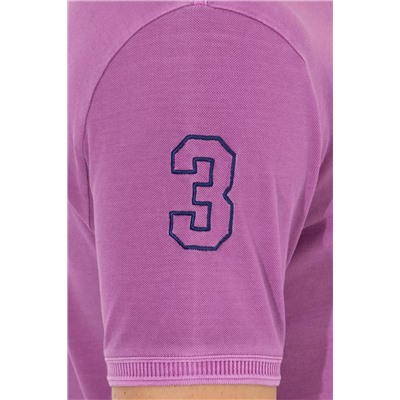 Erkek Menekşe Basic Polo Yaka Tişört