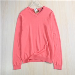 Женский пуловер с V-образным вырезом и вышивкой. Экспорт