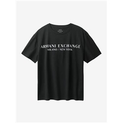 Мужская свободная футболка с печатным принтом на груди  АРМАН*И