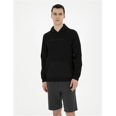 Siyah Regular Fit Sweatshirt