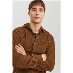 Camisa de terciopelo Marrón