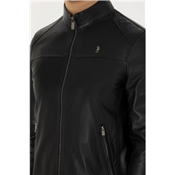 Erkek Siyah Deri Ceket