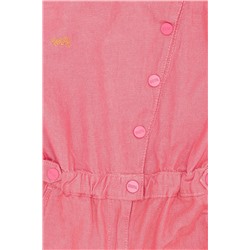 Kız Çocuk Pembe Jean Elbise