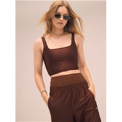 VSX GlossyTech™ Square-Neck Bra Top