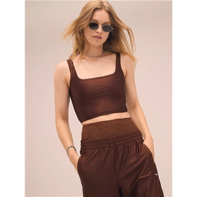 VSX GlossyTech™ Square-Neck Bra Top