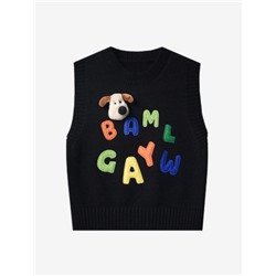 Вязаная жилетка для мальчиков и девоечк