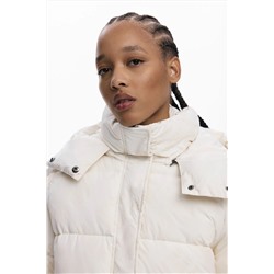 Abrigo acolchado folcado