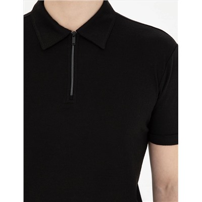 Siyah Slim Fit Tişört