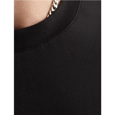 Свободная футболка из премиального хлопка с эластаном