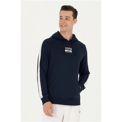 Erkek Lacivert Kapüşonlu Sweatshirt