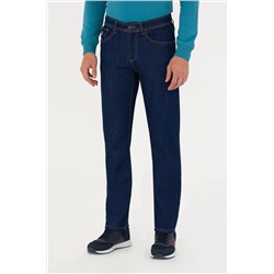 Erkek Koyu Mavi Jean Pantolon