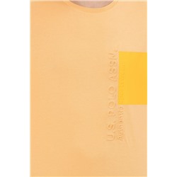 Erkek Kavun Oversize Bisiklet Yaka Tişört