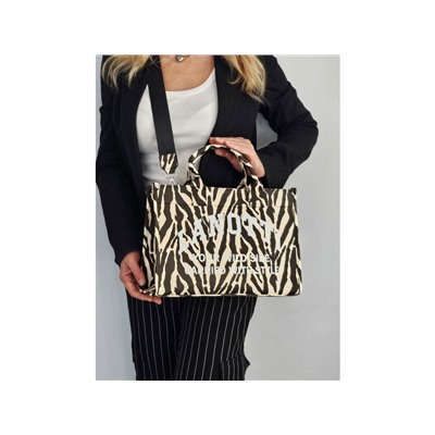 Сумка Lanotti WILD SIDE 2504-2/черный зебра