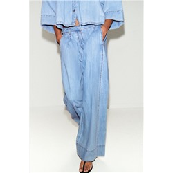 JEANS Z1975 WIDE LEG TIRO MEDIO PINZAS