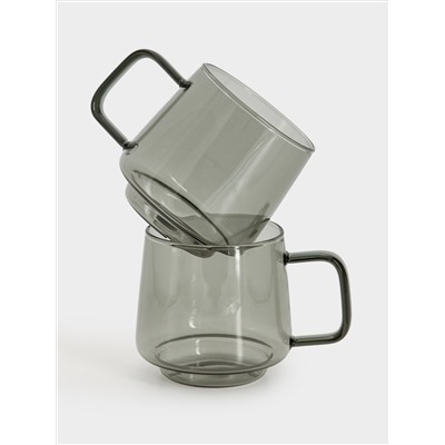 Набор кружек, 2 пр, 400 мл, серые, Blend Sala