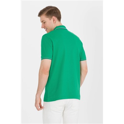 Erkek Yeşil Basic Polo Yaka Tişört