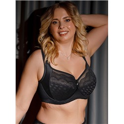 Бюстгальтер 7056 Coquette Черный ЧЗ мягкая Fluide