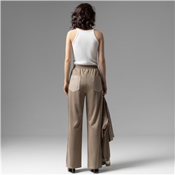 Брюки с имитацией многослойности, Раскованный шик