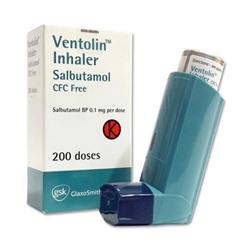 Ventolin inhaler 0,1 mg 200 doses