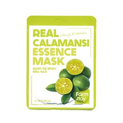 FarmStay Real Calamansi Essence Mask Тканевая маска для лица с экстрактом каламанси 23 мл