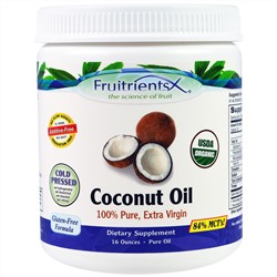 Fruitrients, Coconut Oil, 100% Pure, Extra Virgin , 16 oz