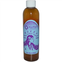 WiseWays Herbals, LLC, Raven, ополаскиватель для волос с яблочным уксусом, 8 жидких унций