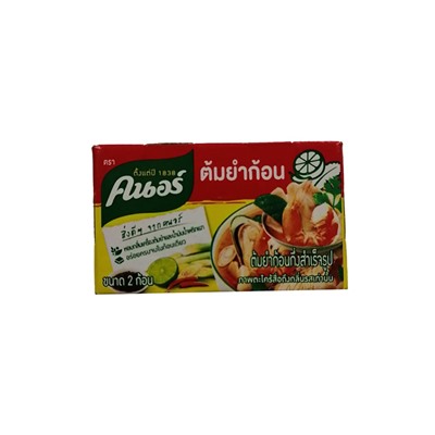 KNORR Tom Yum bouillon cubes кубики бульонные Том ям 24г