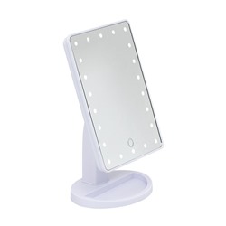 Nail Art Косметическое зеркало с LED подсветкой, белый