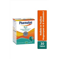 Pharmaton RLX Tablet Magnezyum, Rodiola Ekstresi ve Yeşil Çay Ekstresi İçeren Takviye Edici Gıda PHARMATONRLX