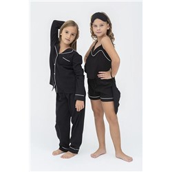 For You Kids 7 li Organik Beyaz Biyeli Siyah Pijama Takımı, For You Kids                                            
                                            7 li Organik Beyaz Biyeli Siyah Pijama Takımı