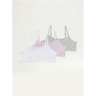 3-PACK OF BASIC STRAPPY TOPS