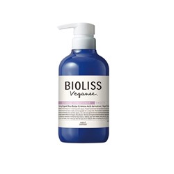 KOSE Кондиционер для волос Bioliss Veganee разглаживающий с натуральными маслами, аромат розы и черной смородины, диспенсер с дозатором 480 мл