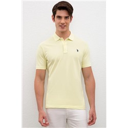 Erkek Su Yeşili Basic Polo Yaka Tişört