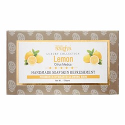 AASHA HERBALS Handmade Lemon soap Мыло Лимон ручной работы 100г